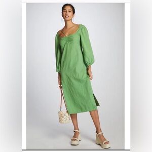 Maeve Anthropologie Green Dress 16
